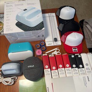 cricut machines, materials, and xtras